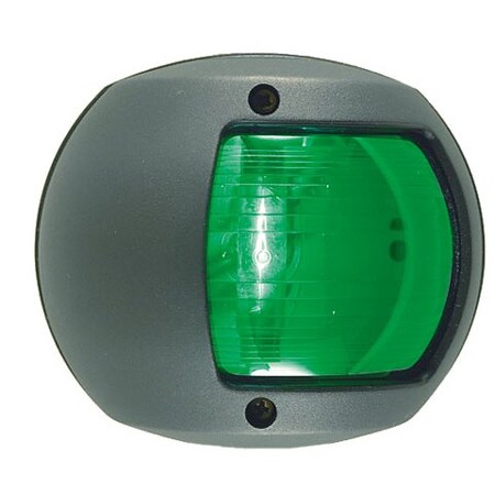 Perko Perko 0170BSDDP1 12V Green Side Light - Black 0170BSDDP1